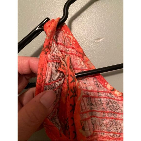 Cato Pink Brown Print Sleeveless Blouse With Strap Detail Size Large - Picture 4 of 6